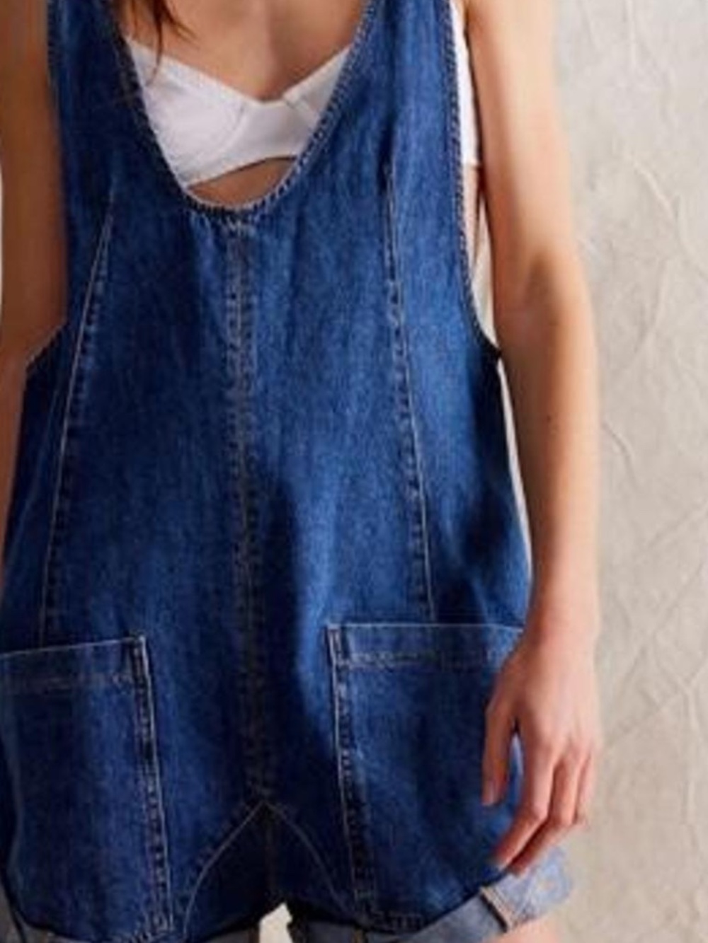 Free People Shortalls - Denim - Size Small